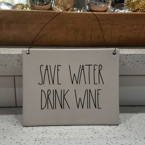 Rae Dunn Save Water Drink Wine